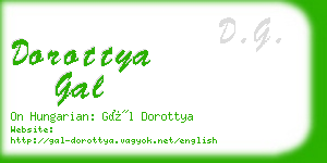 dorottya gal business card